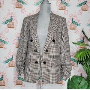 1. State Plaid Blazer Trendy Business Casual